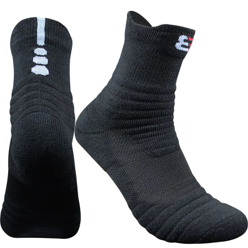 Basketball Socks with Towel Bottom for Running