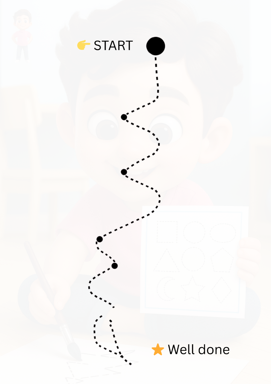 Tracing Practice Book for Kids Ages 3–5 | 20 Pages Pre-Writing & Pencil Control Workbook (Printable PDF)