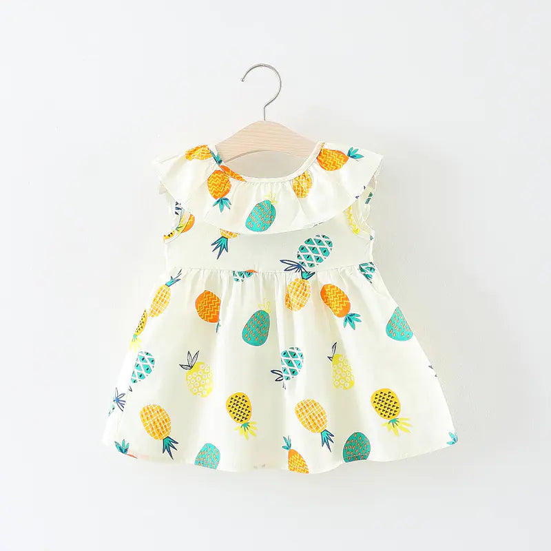 Pineapple Print Baby Dress (Baby Outfit)
