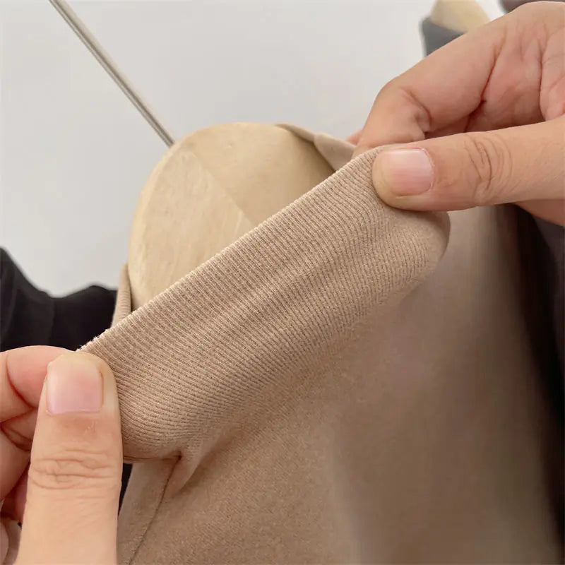 Boys' Turtleneck Fleece T-Shirts for Autumn & Winter