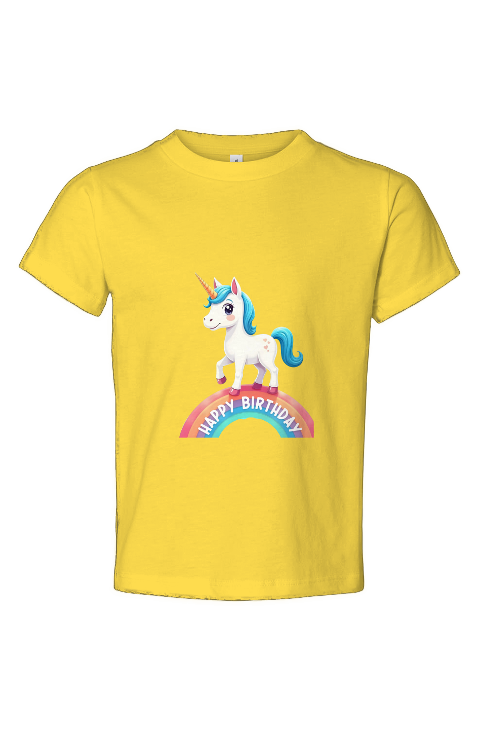 My Little World – Unicorn Birthday Toddler Jersey Tee | Soft Cotton Kids T-Shirt