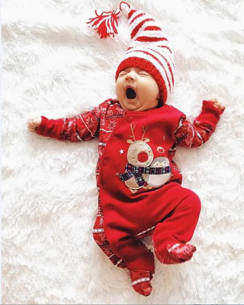 Christmas Snowflake Print Bodysuit