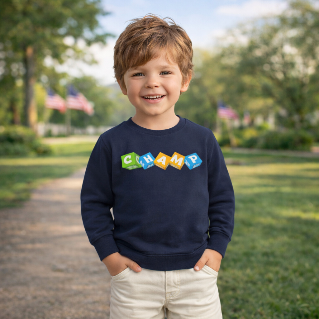 Boys Korean Round Neck Solid Color Loose Long Sleeve Pullover-best seller