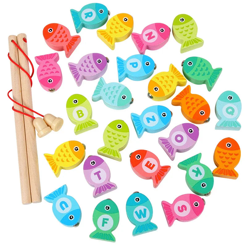 Montessori Magnetic Fishing & Counting Toy toddlers