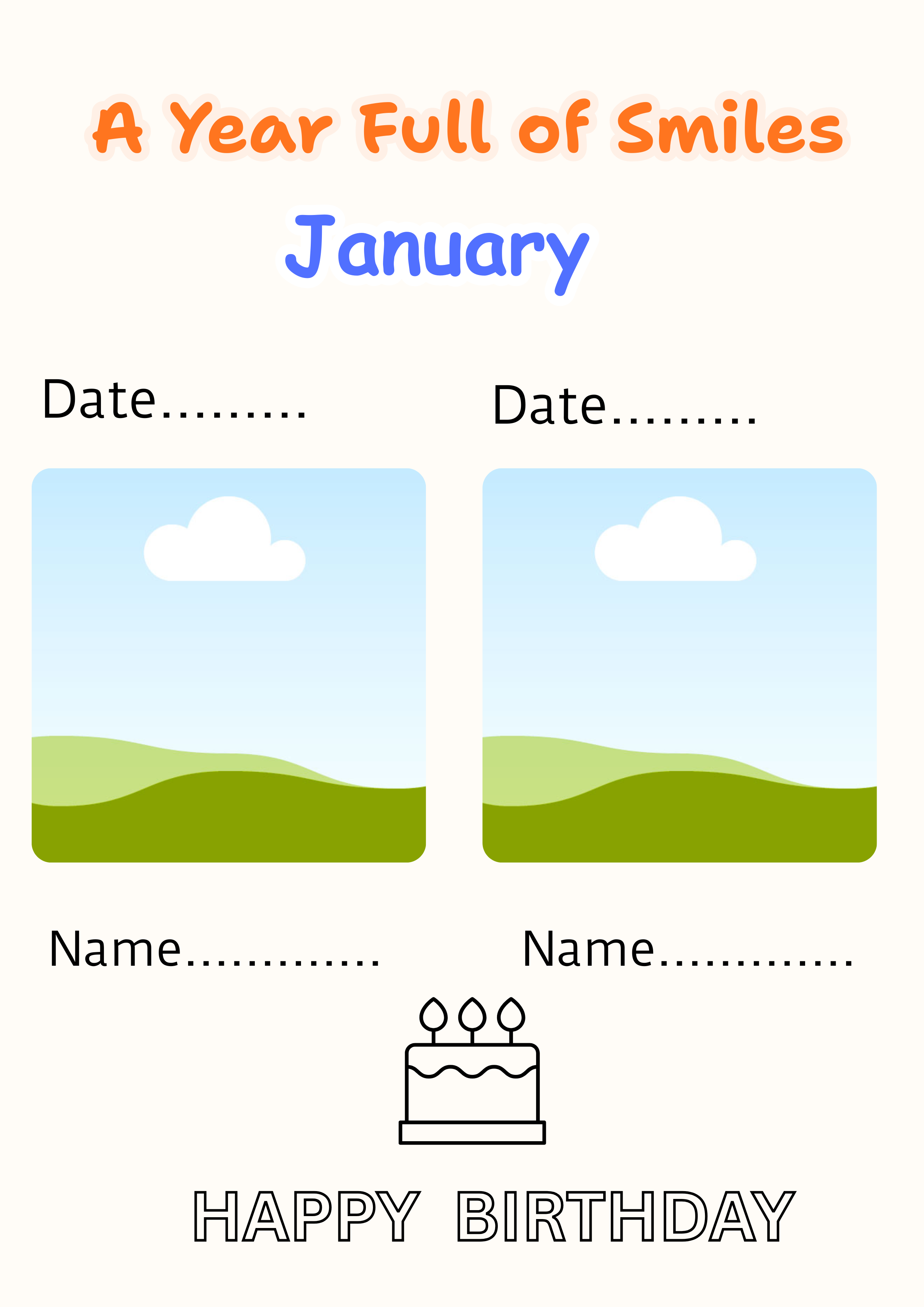 My Home, My First School – A Child’s First Memory Album (2026 Edition)