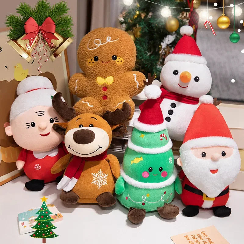 Snowman & Santa Christmas Doll Gifts