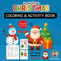 45+ Cute Christmas Coloring Pages for Kids- eBooks