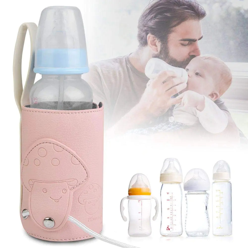 Portable USB Baby Bottle Warmer for Travel | Keep Milk Warm  (👉 62 characters approx)