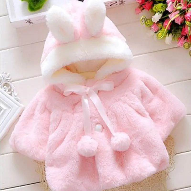 Samantha Rabbit Hooded Coat