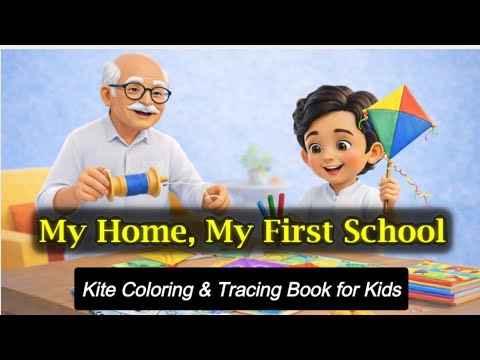 The Ultimate Kite Festival Activity Book: Coloring, Tracing & Fun (Makar Sankranti Special)