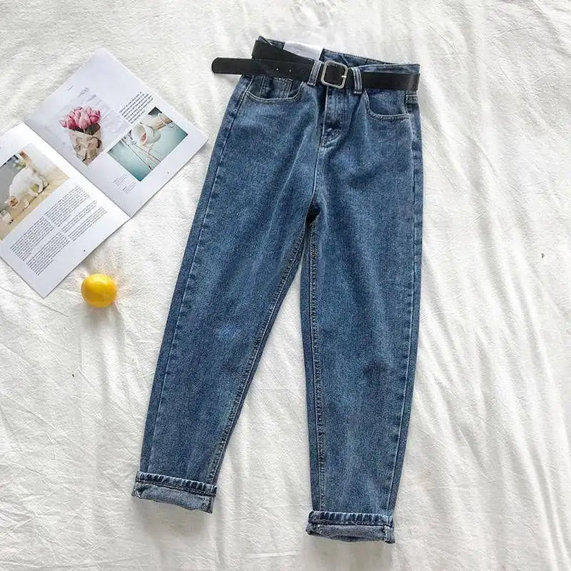 High Waist Jeans for Female Students