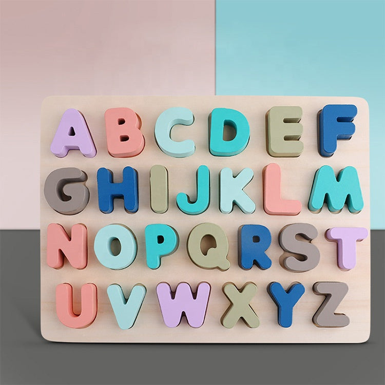 English Alphabet Wooden Puzzle Abc