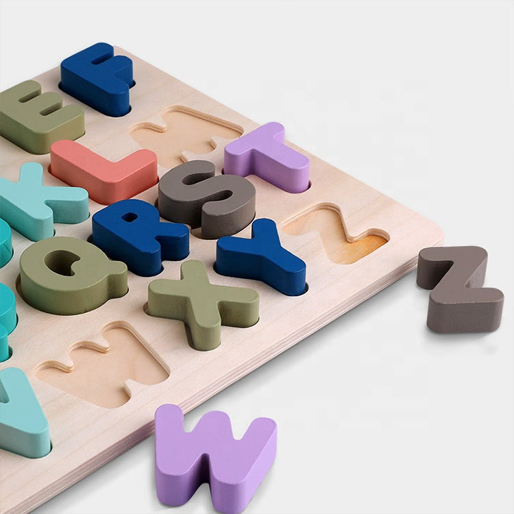 English Alphabet Wooden Puzzle Abc