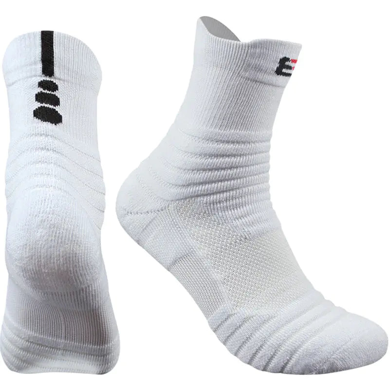 Basketball Socks with Towel Bottom for Running