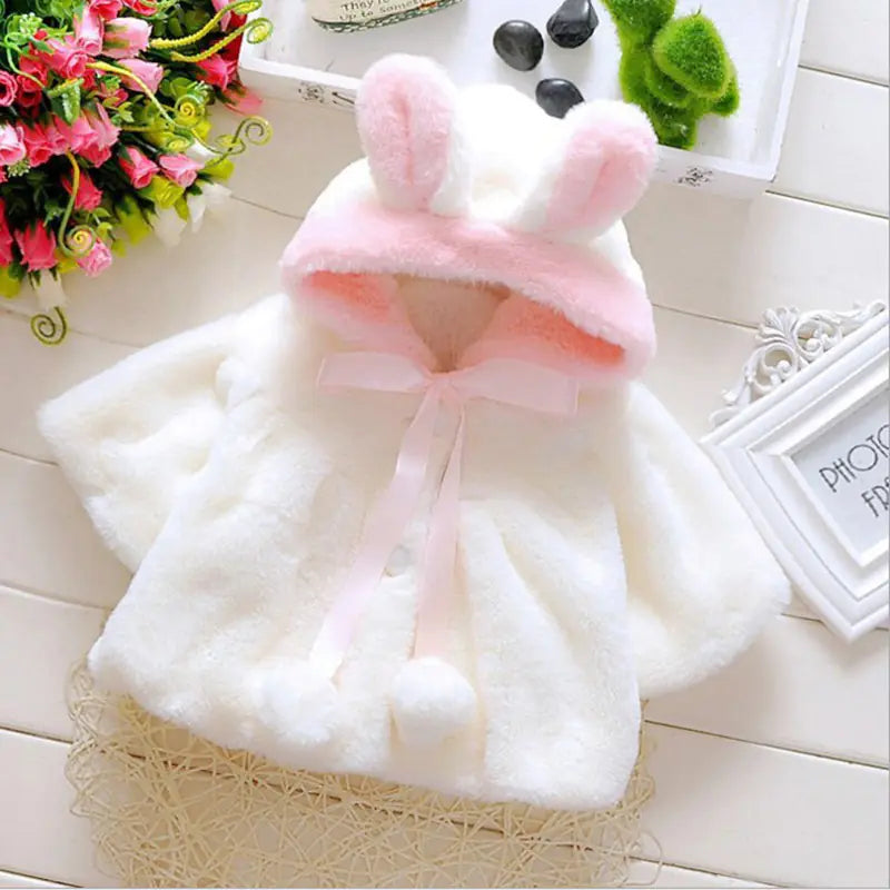 Samantha Rabbit Hooded Coat
